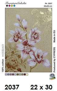 Gobelin 22x30 - Orchidea ág