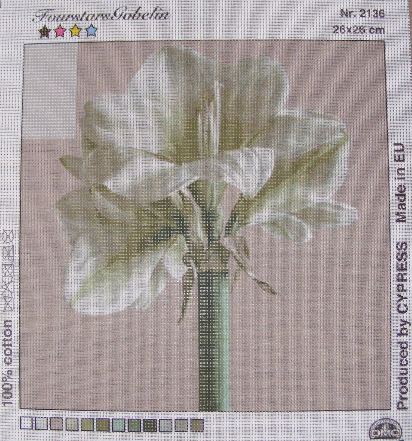 Gobelin 26x26 cm - Virág 2136