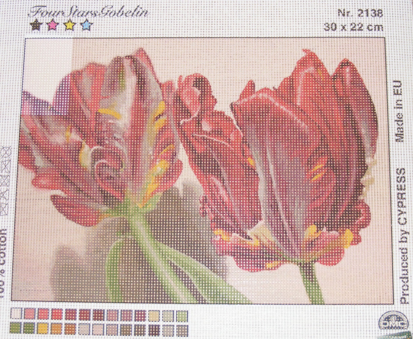 Gobelin 30x22 cm - Virág 2138