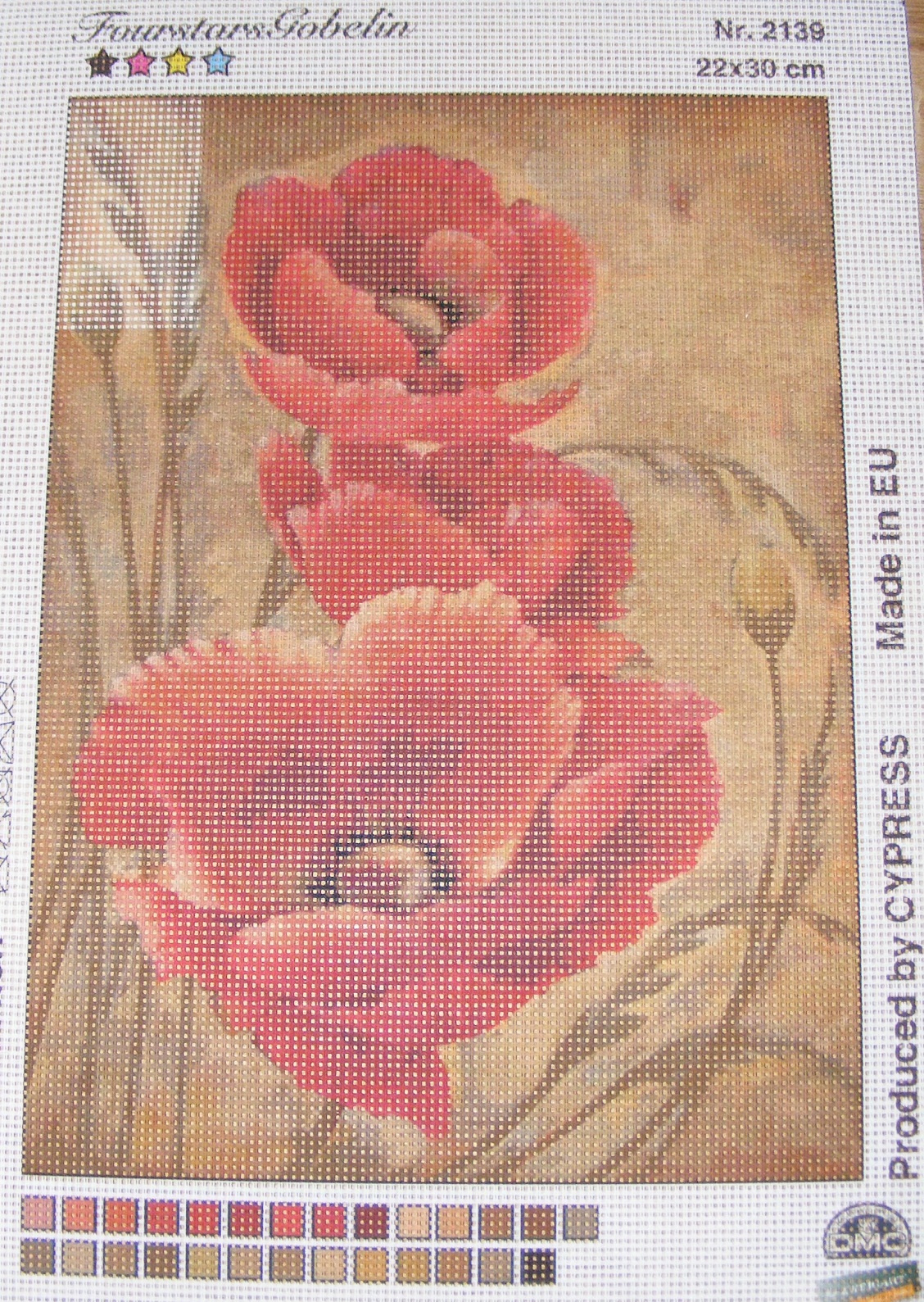 Gobelin 22x30 cm - Virág 2139